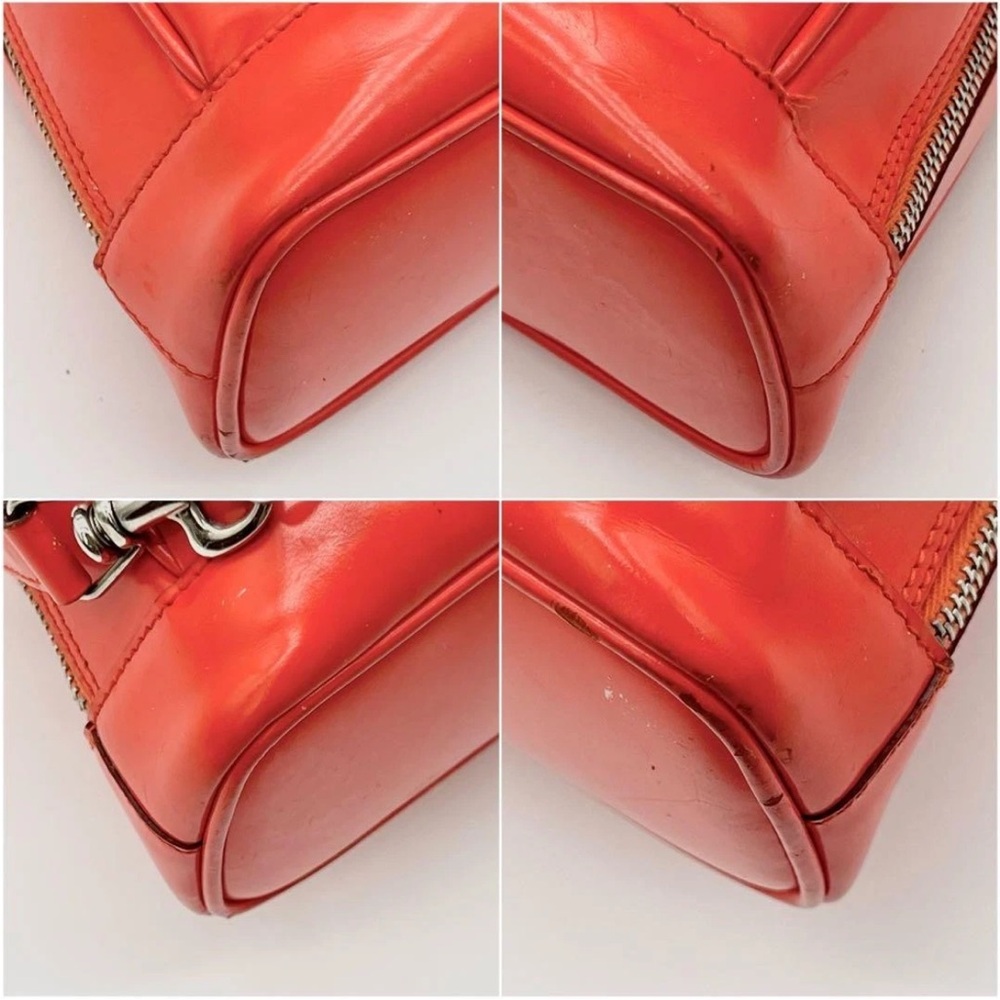 Gucci Orange Leather Backpack - image 5
